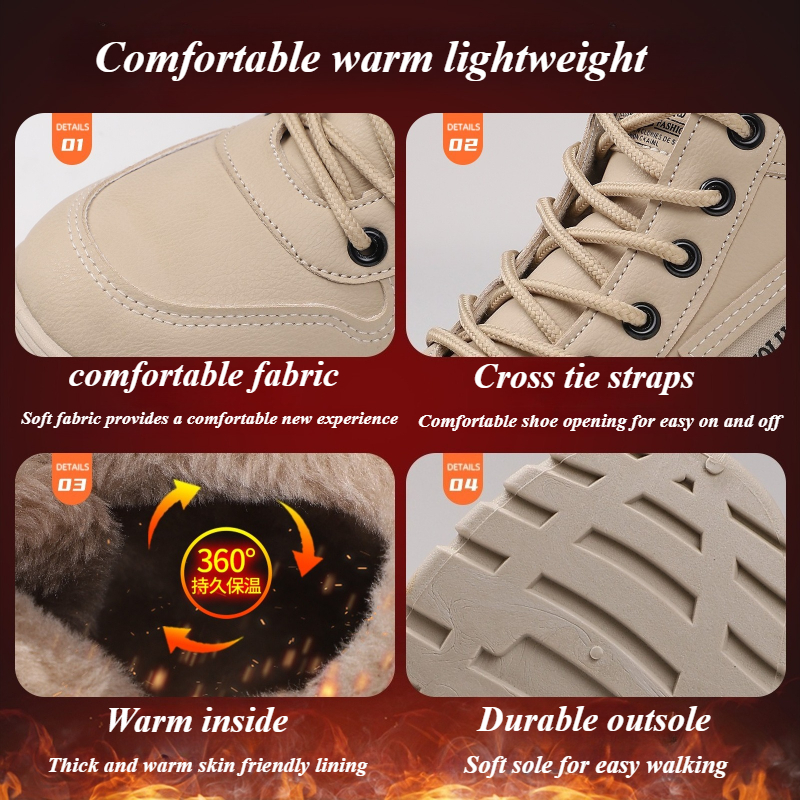 Women's Winter Snow Boots Larg - Leather Work Youtube recension och pris