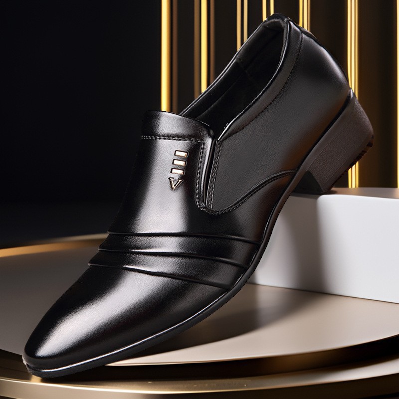 Mens PU Leather Shoes Wedding  - Leather Work Dress recension och pris