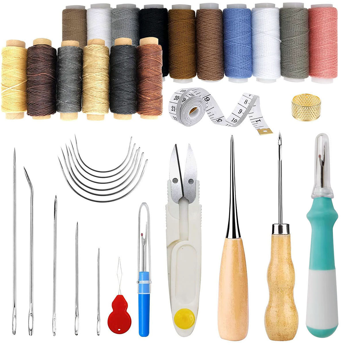 34-Piece Leather Craft Tools K - Leatherwork Kits For Beginners recension och pris