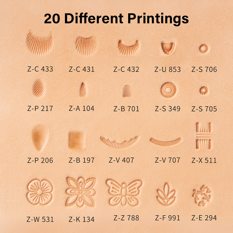 WUTA Leather Stamping Tools Sk - Leatherwork Free Patterns recension och pris