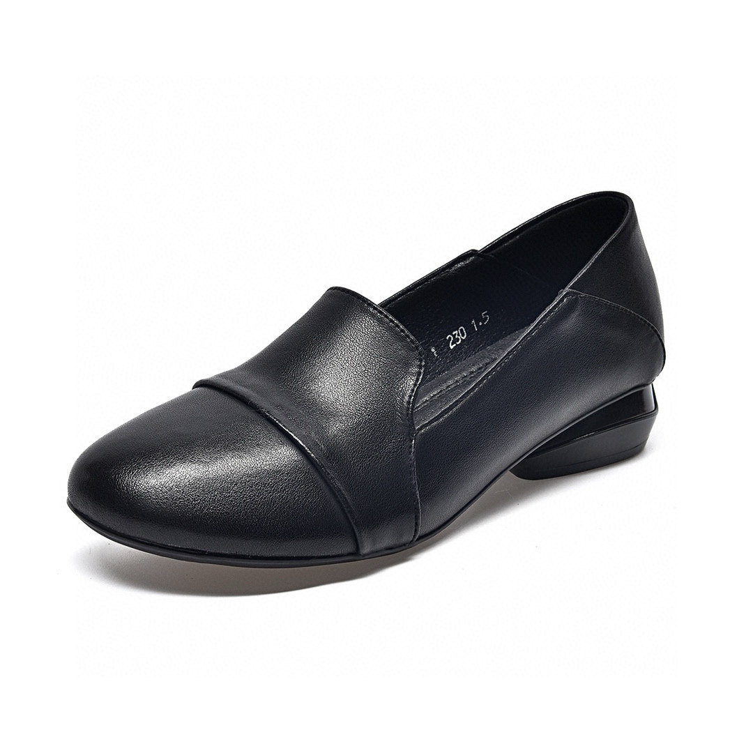 Women's shoes 2026 autumn low  - Leather Work Women Shoes recension och pris